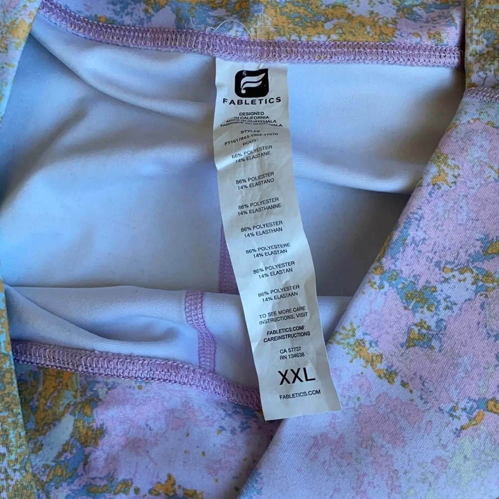 Fabletics High-Waisted Printed PowerHold® Legging - Picture 6 of 7